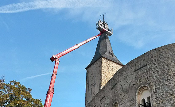 Dachsanierung des Rathausturms in Bensberg