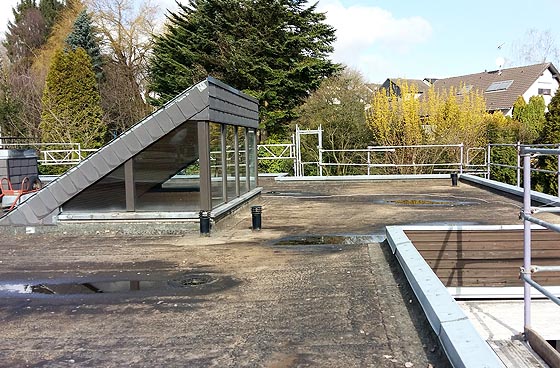 Flachdachsanierung in Bergisch Gladbach